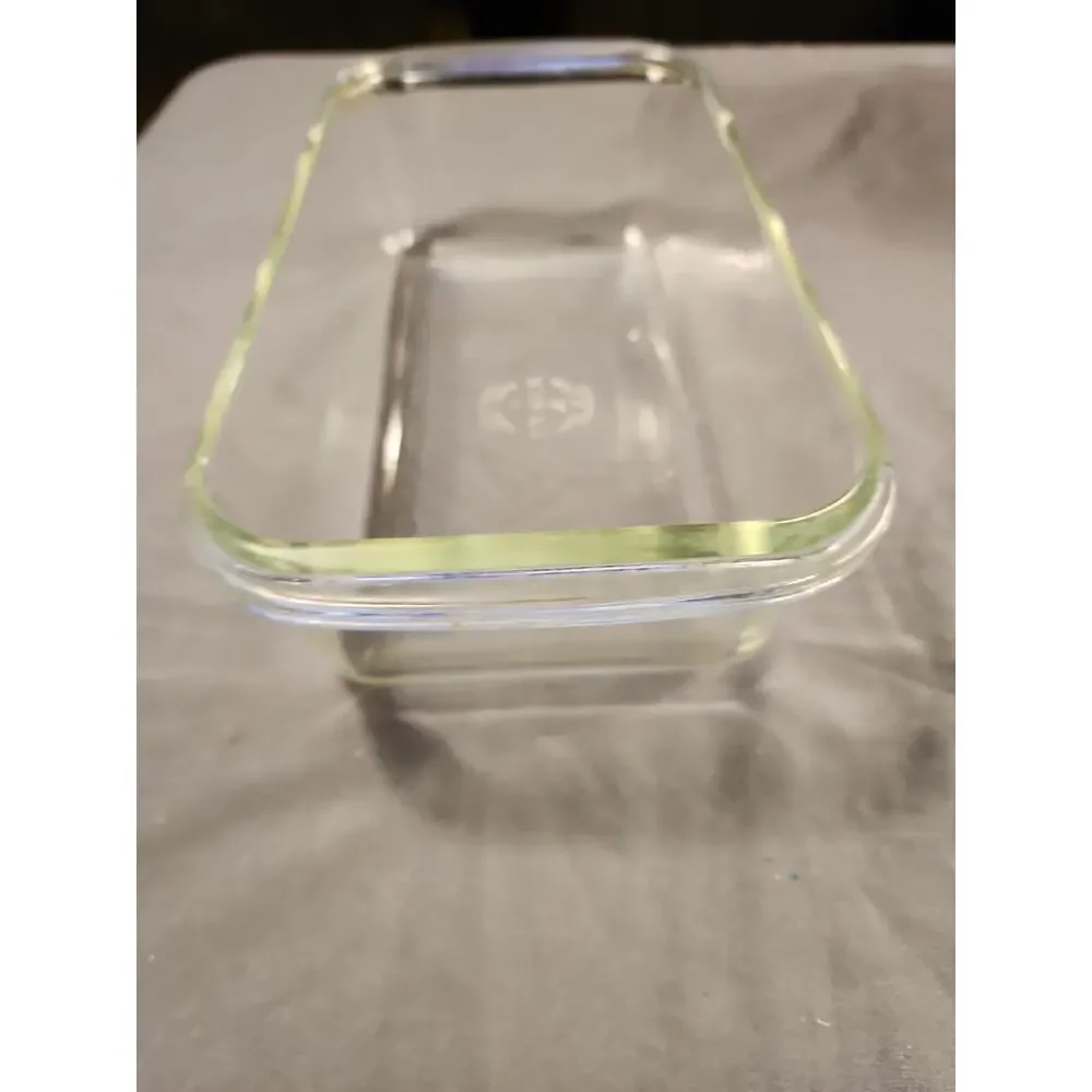 PYREX 215-B 9x5x3 Loaf Pan Bread Baking Dish Clear Glass USA